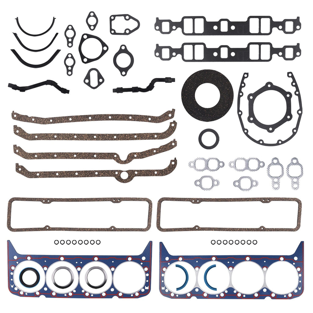 Full Engine Gasket Set for Small Block Chevy 283 302 307 327 350 (1960–1995) 260-1000
