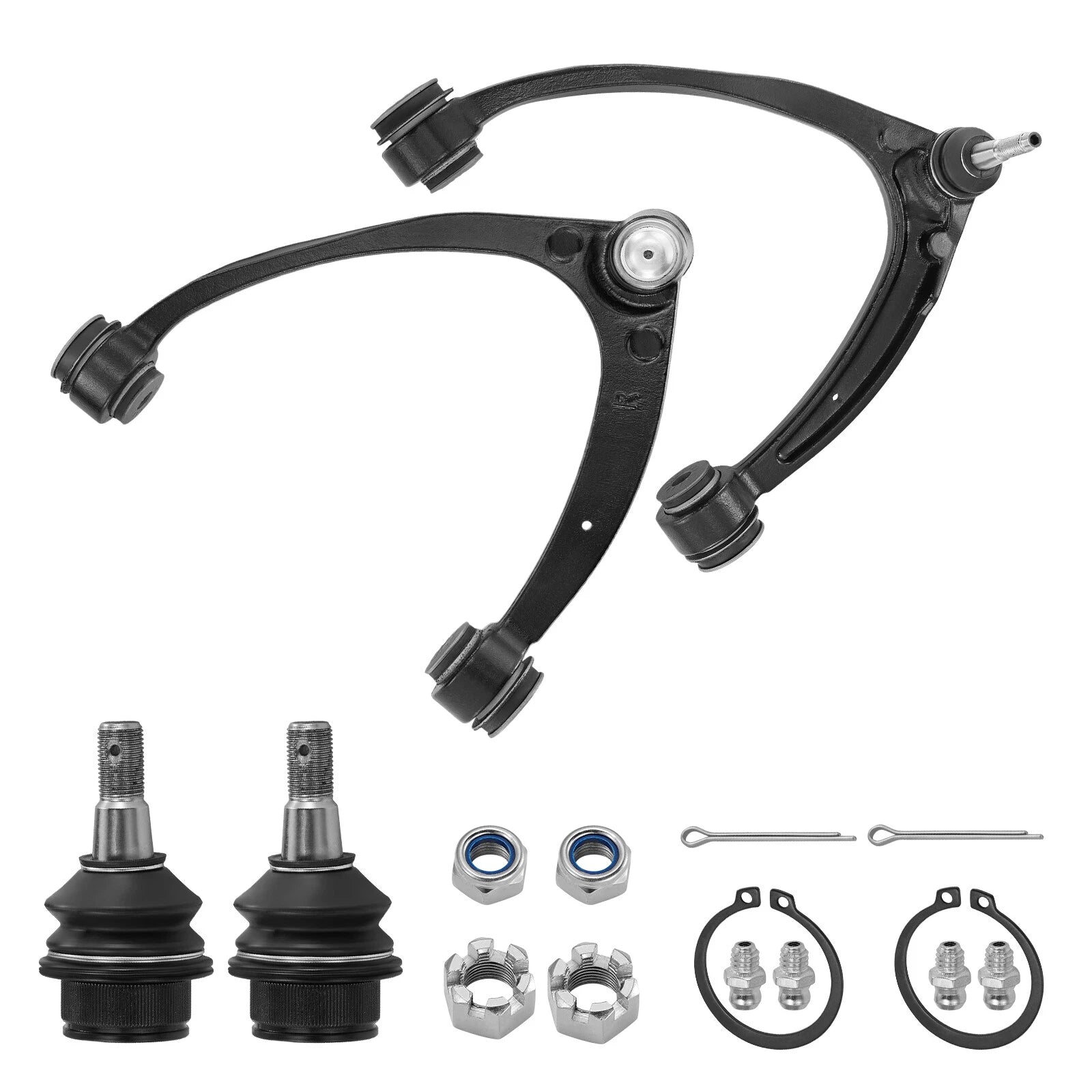 4x Front Upper Control Arms with Ball Joint for Chevy Silverado 1500 (1999-2007)