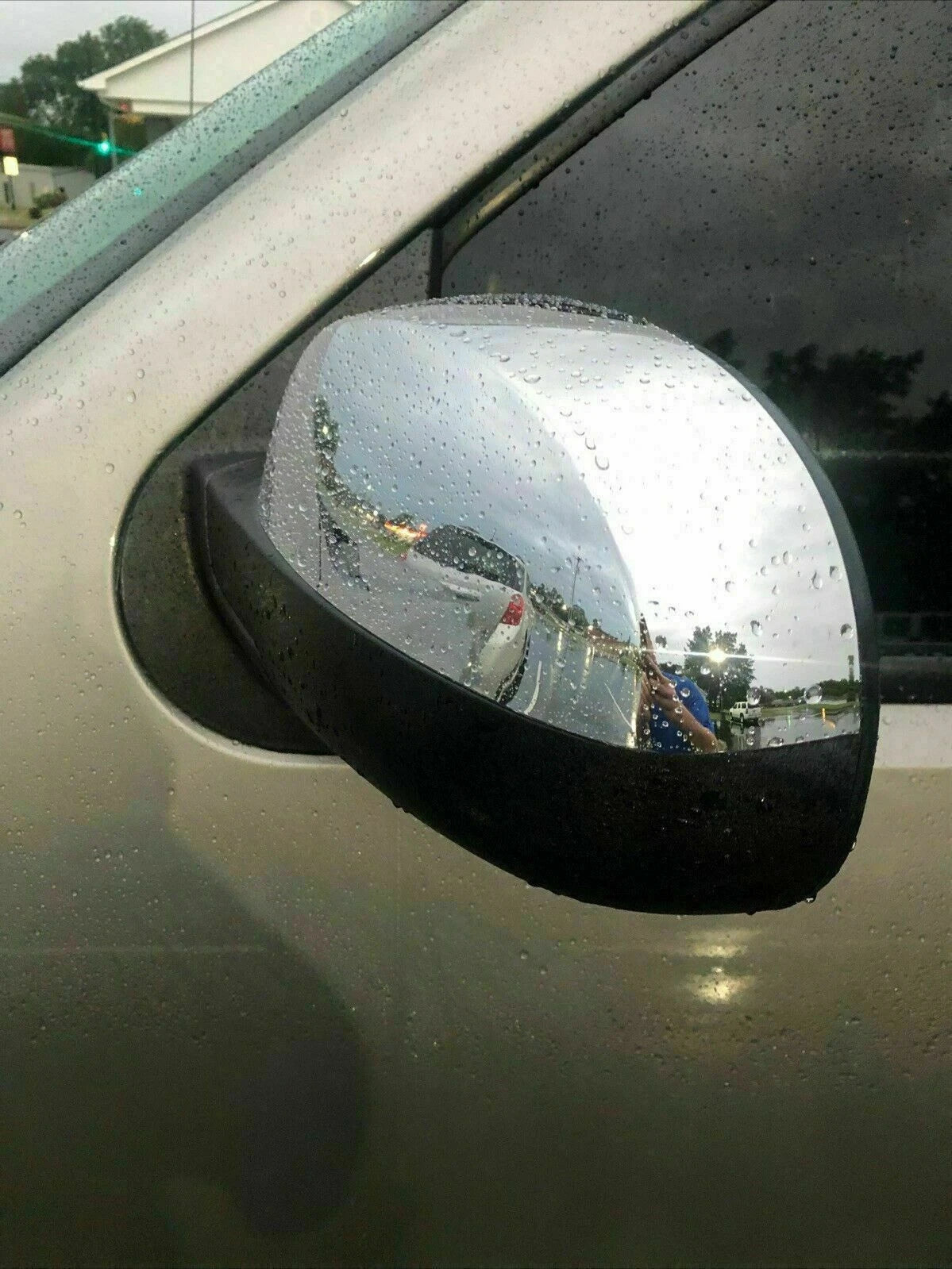 Clip-On Mirror Cover Caps for Chevy Silverado Tahoe GMC Sierra (2007–2014)