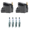 2X Ignition Coil & 4X NGK Platinum Spark Plugs for S10 Sonoma (1996–2004)