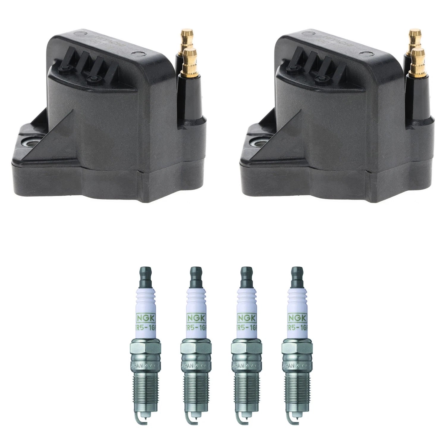 2X Ignition Coil & 4X NGK Platinum Spark Plugs for S10 Sonoma (1996–2004)