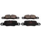 Set of 4 Brake Pads for Porsche 911 (2013–2015) Rear