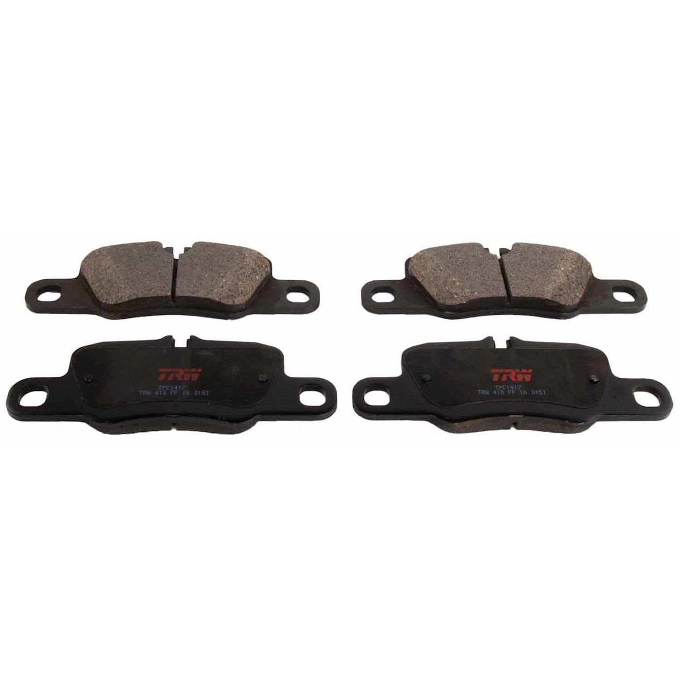 Set of 4 Brake Pads for Porsche 911 (2013–2015) Rear