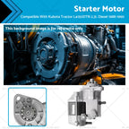 Starter Motor for Kubota L4150DTN Diesel (1988–1990)