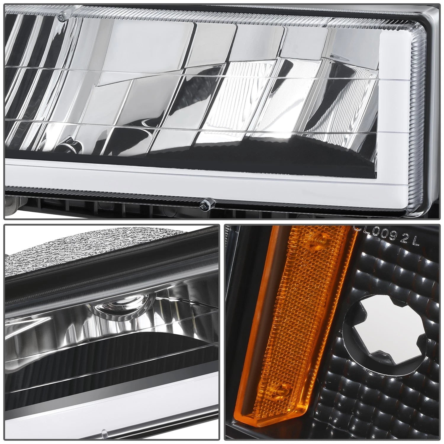 LED Headlight, Bumper Signal & Corner Lamps for Chevy C/K (1994–2000)