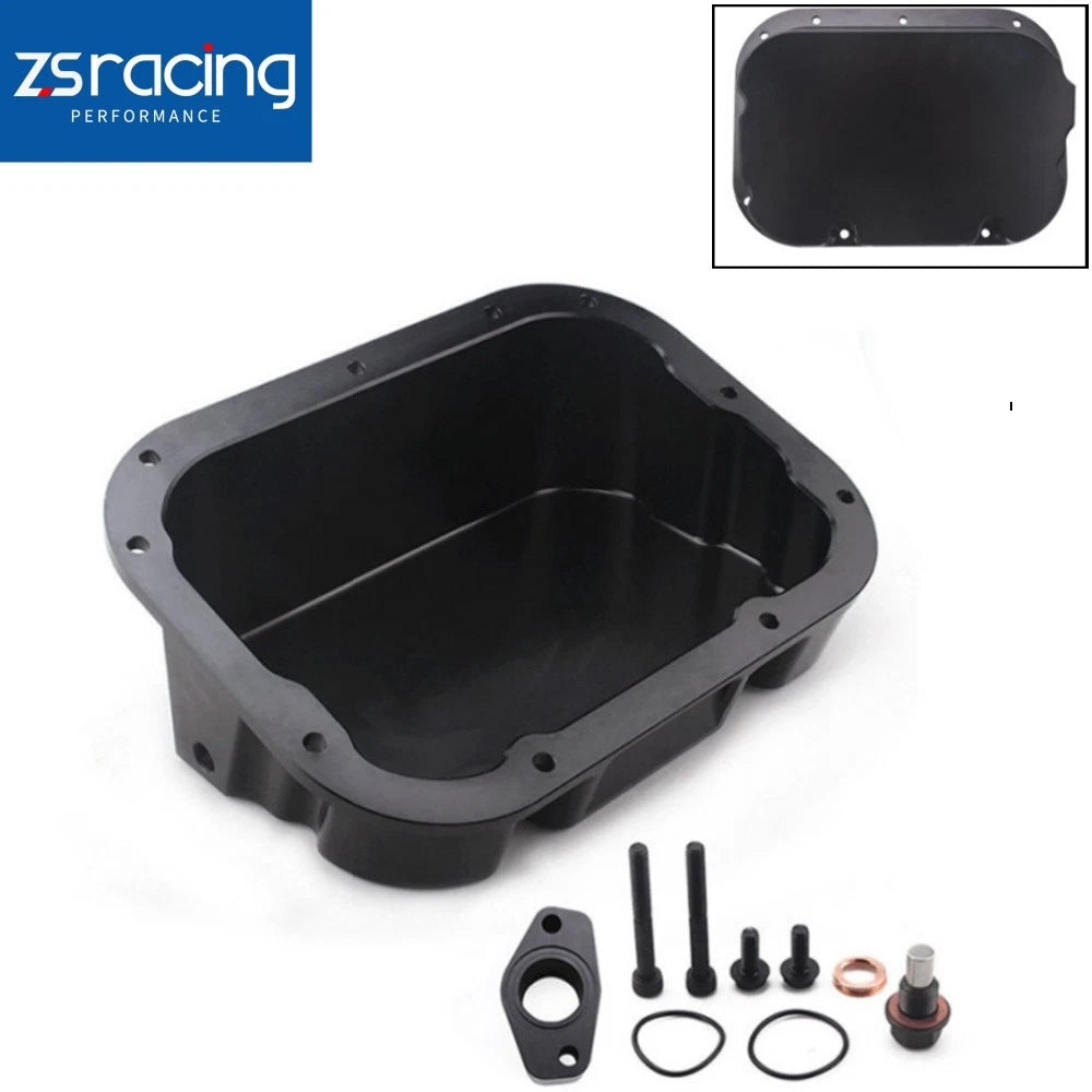 CNC Black Engine Oil Sump Pan for Nissan GTR R35 VR38DETT (2009–2019)