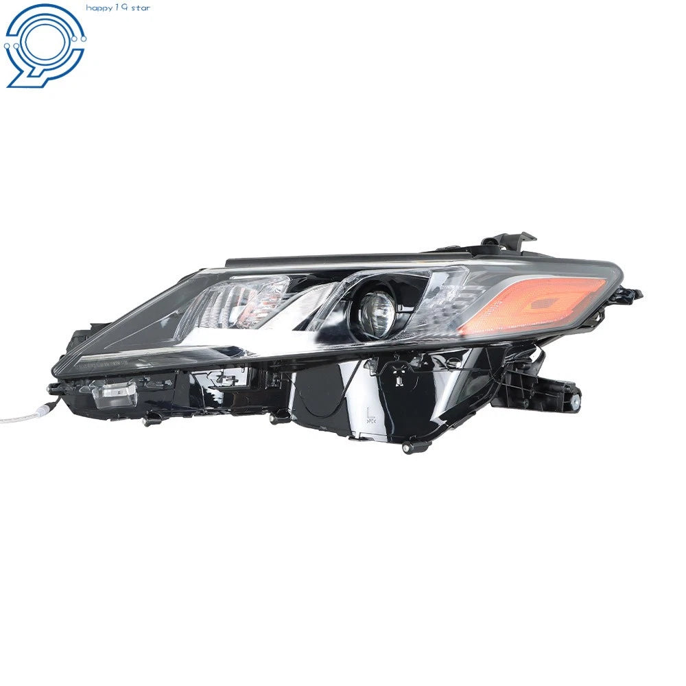 Driver Side Headlight for Toyota Camry (2018-2022) Halogen Black
