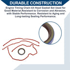 Set of 1 Engine Timing Cover Gasket TCS46096 for Ford Explorer (2006–2010)
