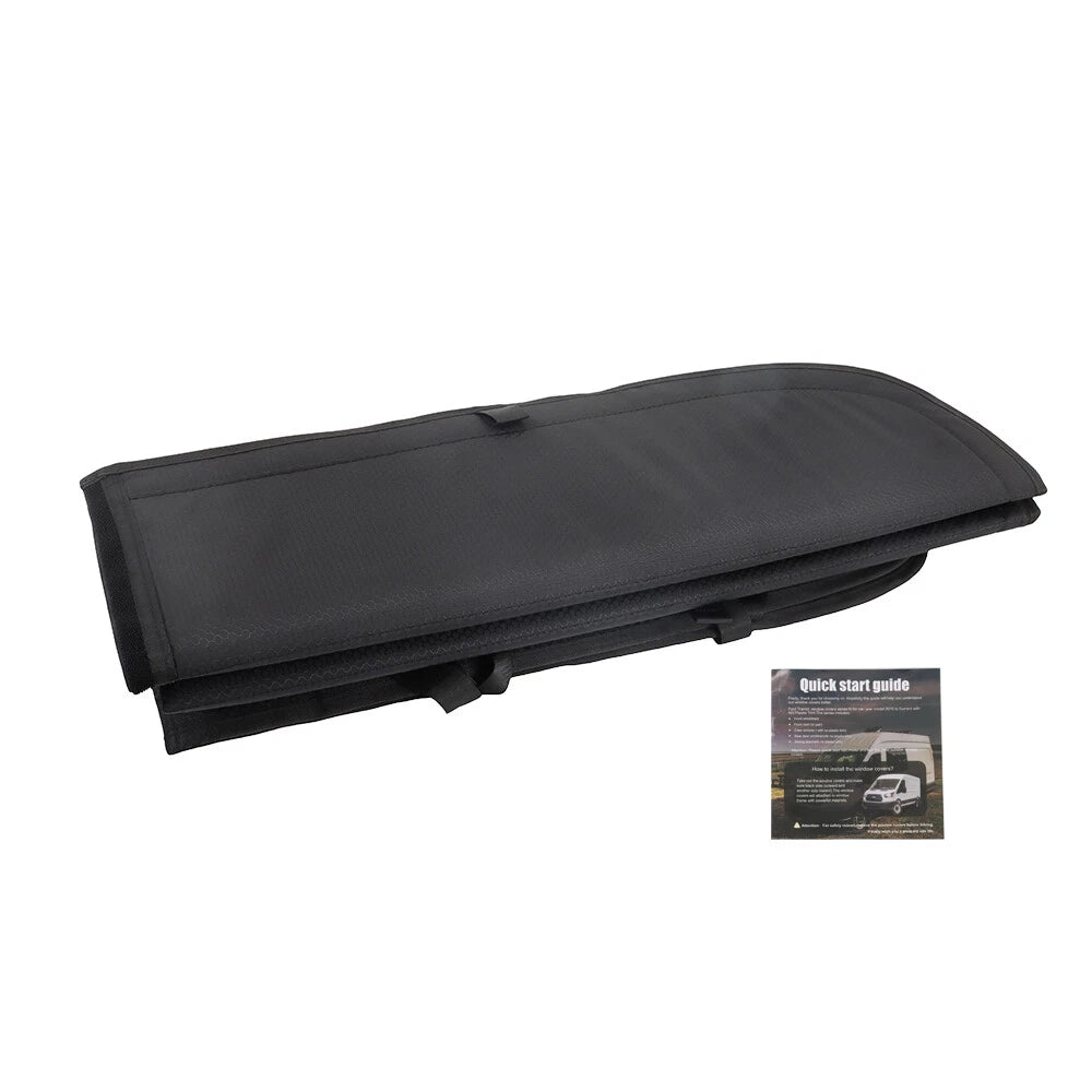 Set of 4 Blackout Sliding Window Covers for Ford Transit Van (2015–2022)