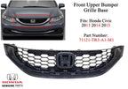 Front Bumper Upper Grille Base for Honda Civic (2013–2015) 71121-TR3-A1