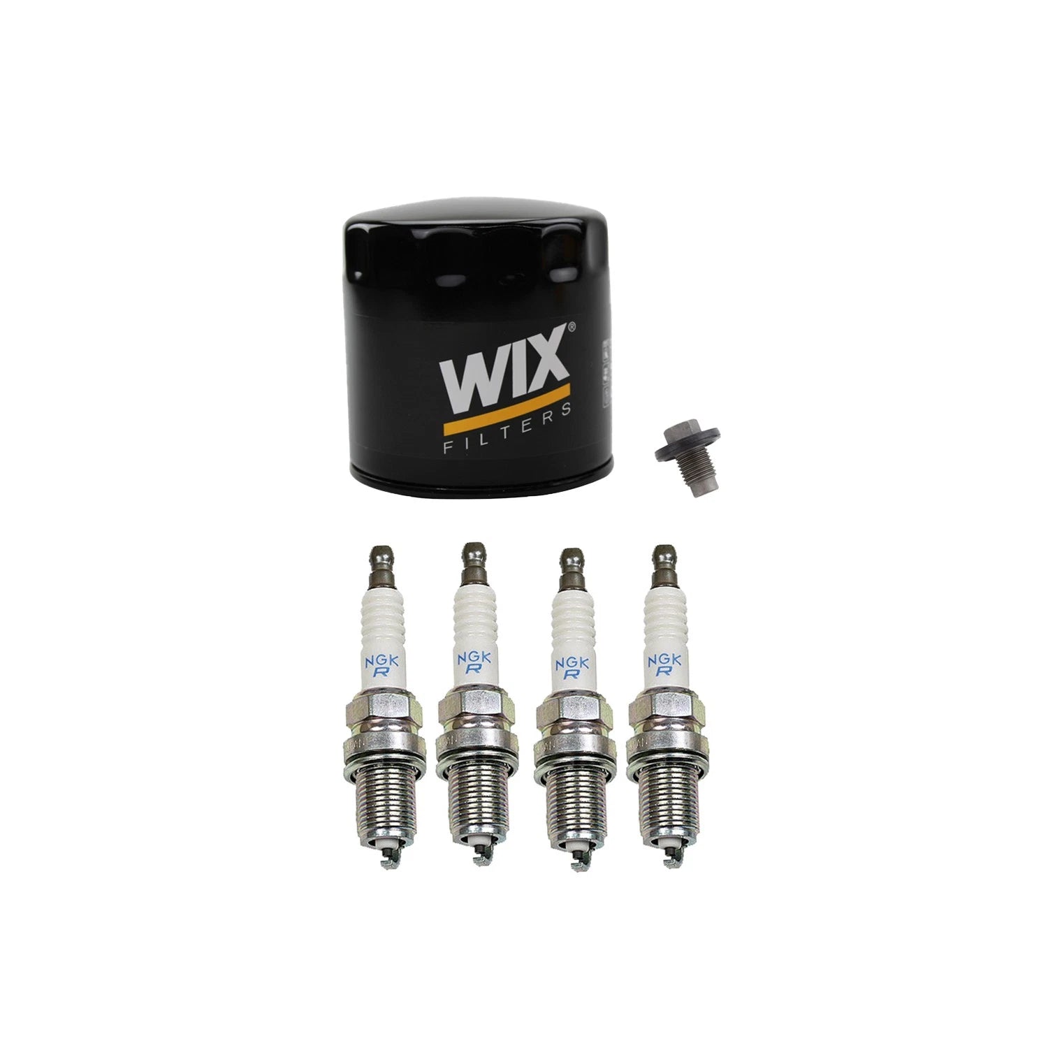 Wix Engine Oil Filter & NGK Standard Spark Plug Kit for Avenger Sebring (2008–2010)