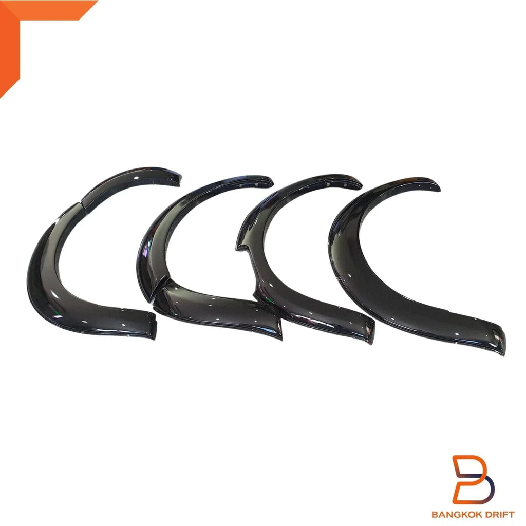 6" Glossy Black Fender Flares for Nissan Navara (2021-2023)