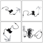 Set of 2 Folding Kayak Anchors for Marine Use (5.5LB)