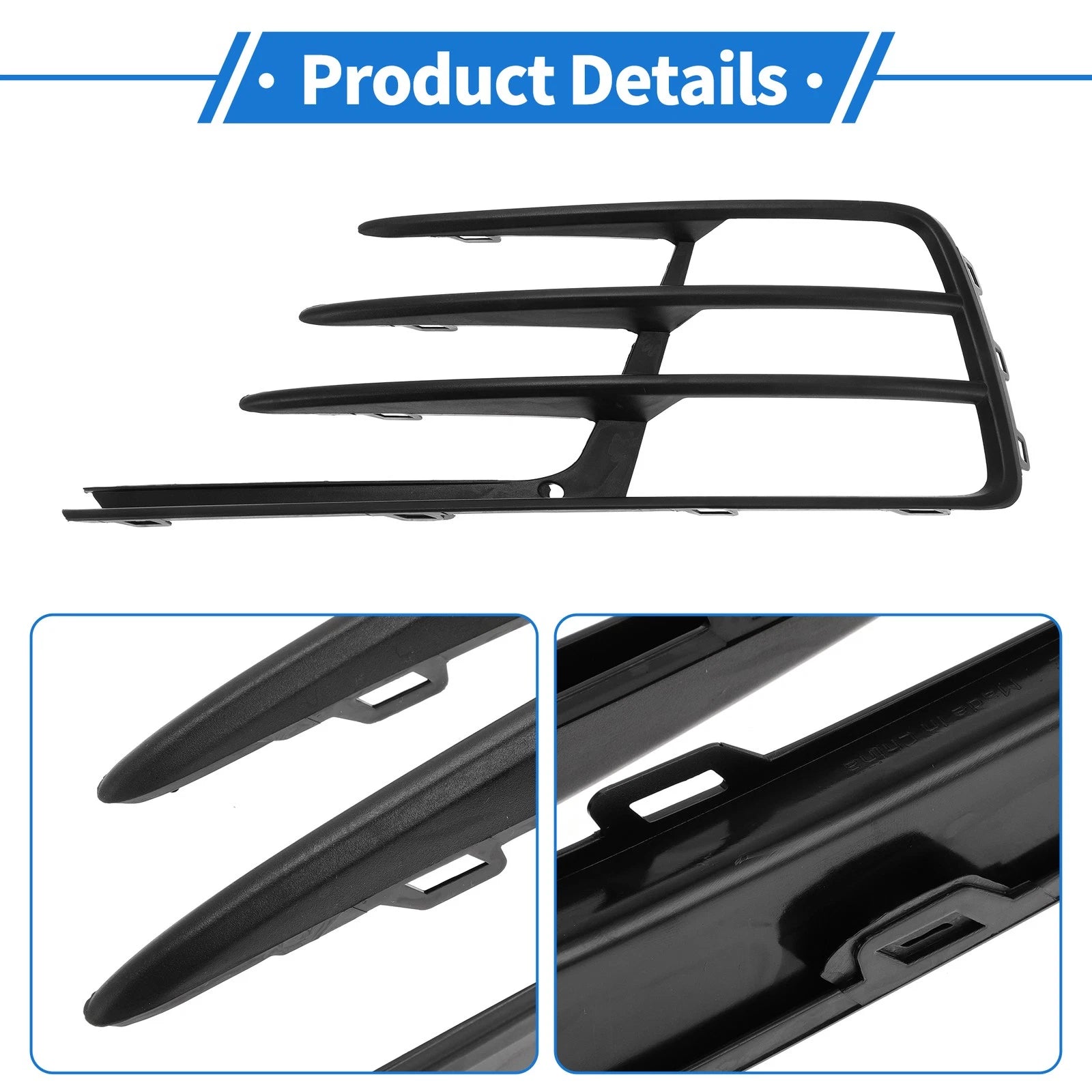 1 Pc Fog Light Grill for Volkswagen Scirocco (2014–2017) No. 1K8853665E