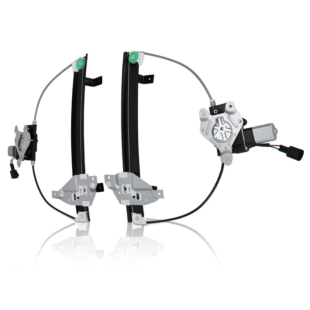 Set of 2 Rear Window Regulators with Motor for Buick Regal Century Intrigue (1997–2005)