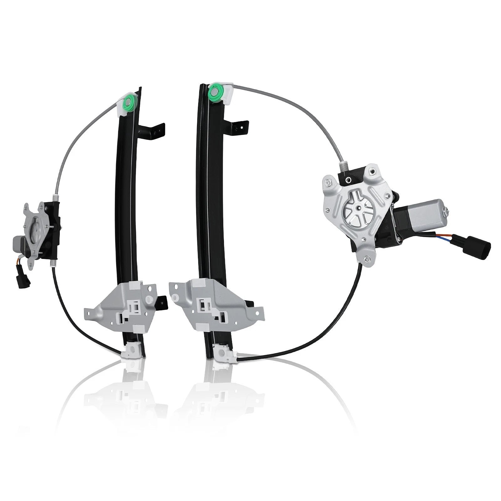 Set of 2 Rear Window Regulators with Motor for Buick Regal Century Intrigue (1997–2005)