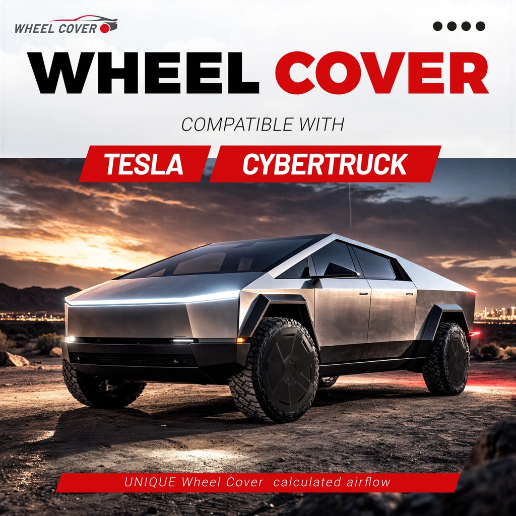 Wheel Rim Cover for Tesla Cybertruck (2023–2023) Matte Black