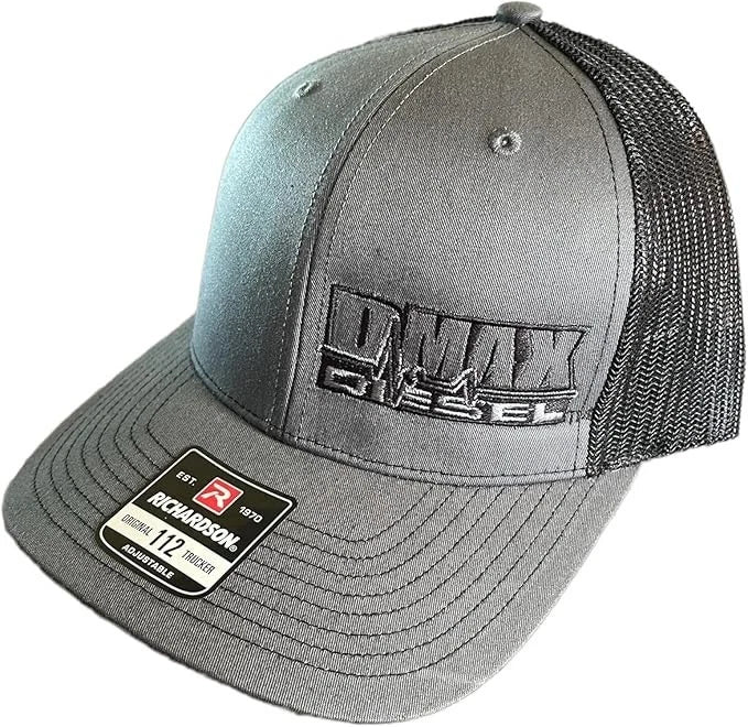 Charcoal Trucker Hat for DMAX Duramax Diesel (Fits All Models)