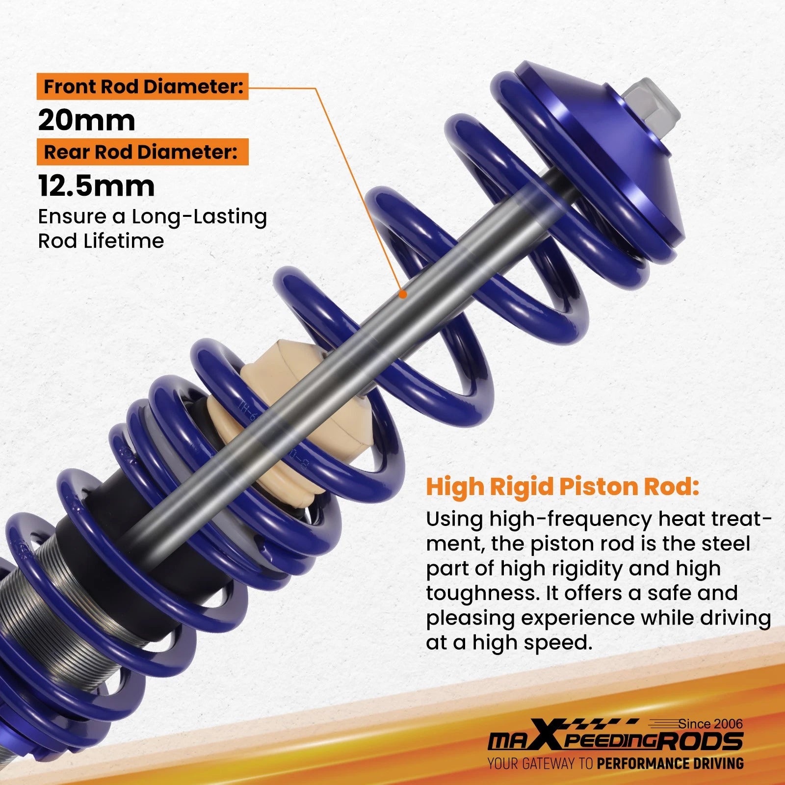 Coilover Shocks Absorber Kit for BMW 3 Series E36 (1991–1999)