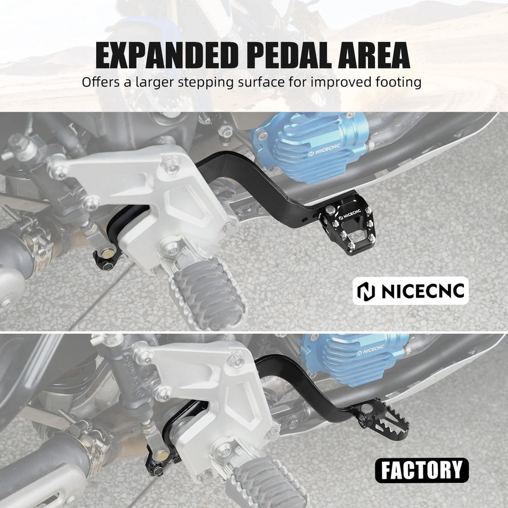 Adjustable Brake Pedal Shift Lever for Yamaha Tenere 700 (2019–2023)