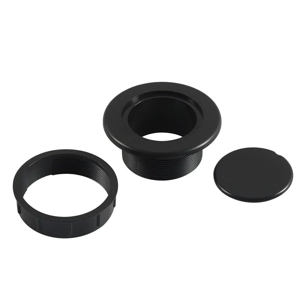 Black Table Umbrella Hole Ring Plug Cap Set for Outdoor Table Cover