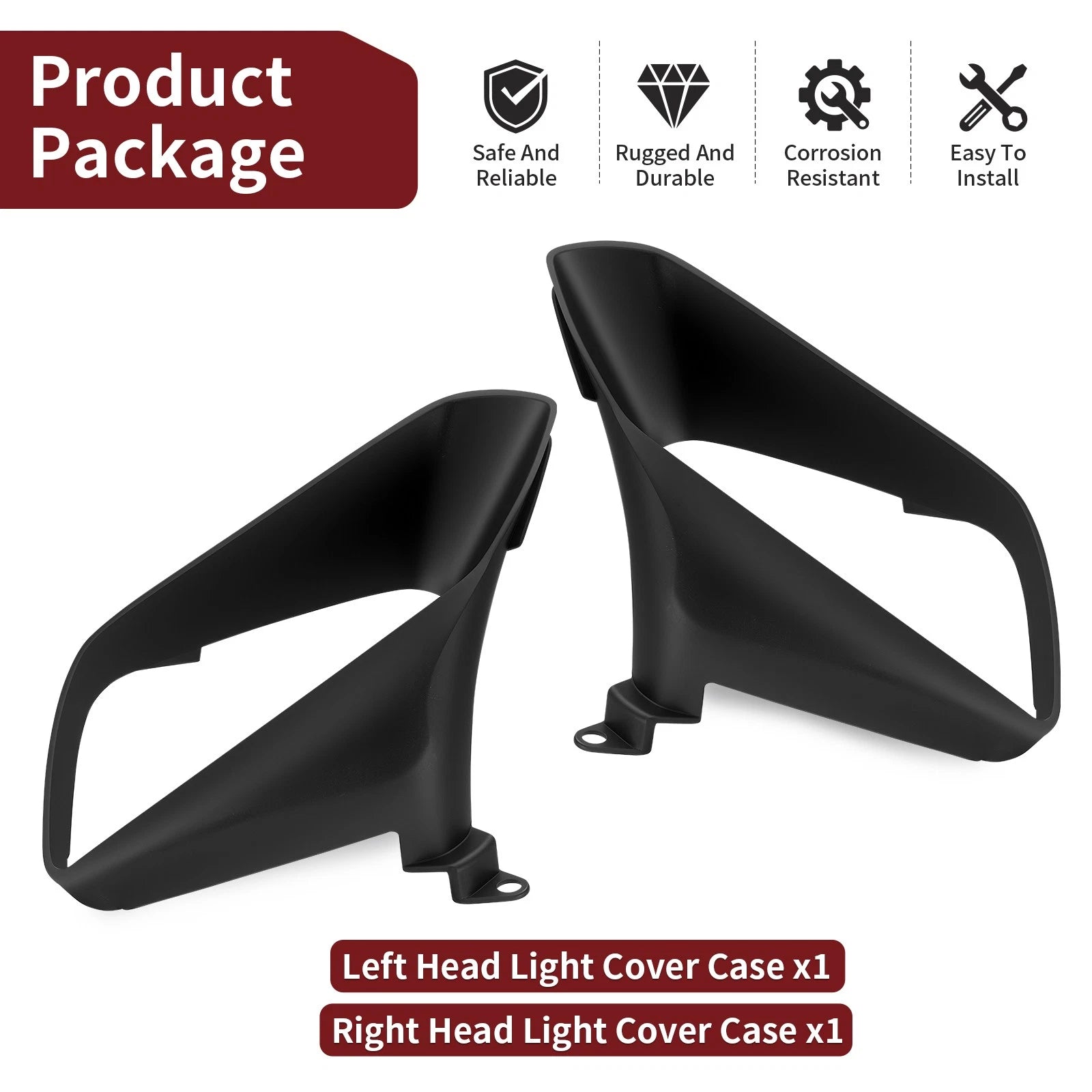Headlight Cover Case for Kawasaki V Force 700 KFX700 (2004-2011)