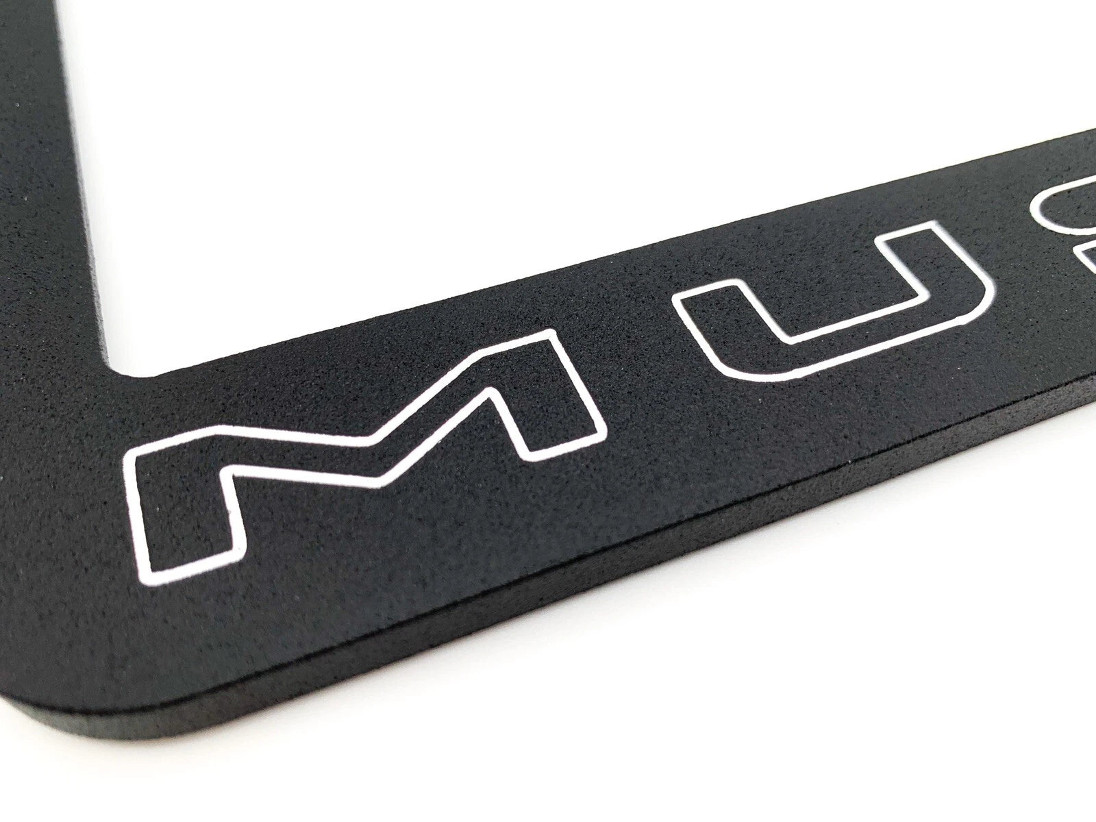 Engraved Billet Aluminum License Plate Frame for Ford Mustang (2015–2024)