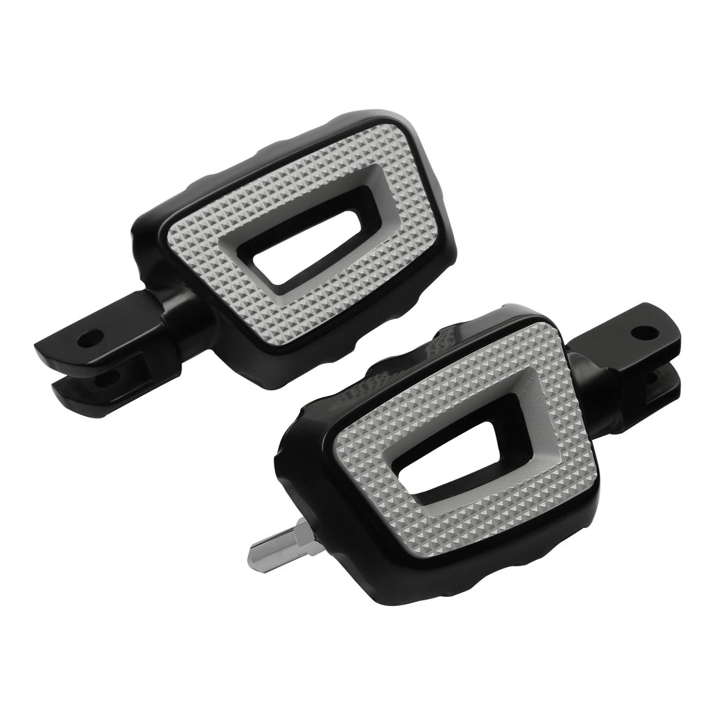 Front Rider Driver Footrests FootPegs for Harley Street Bob Fat Bob (2018–2025)