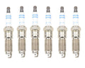 Set of 6 Spark Plugs for Chrysler Dodge Jeep Volkswagen V6 (Bosch Double Platinum)