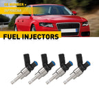 Set of 4 Fuel Injectors for VW Passat Jetta GTI 2.0L I4 Audi A3 (2006–2008) EXV