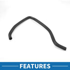 HVAC Heater Hose for BMW X5 xDrive30i 3.0L Rubber Black (2010)