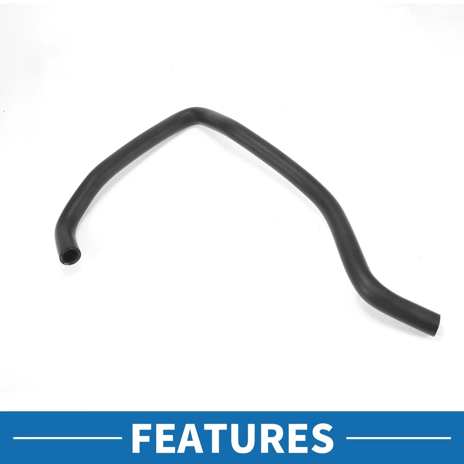 HVAC Heater Hose for BMW X5 xDrive30i 3.0L Rubber Black (2010)
