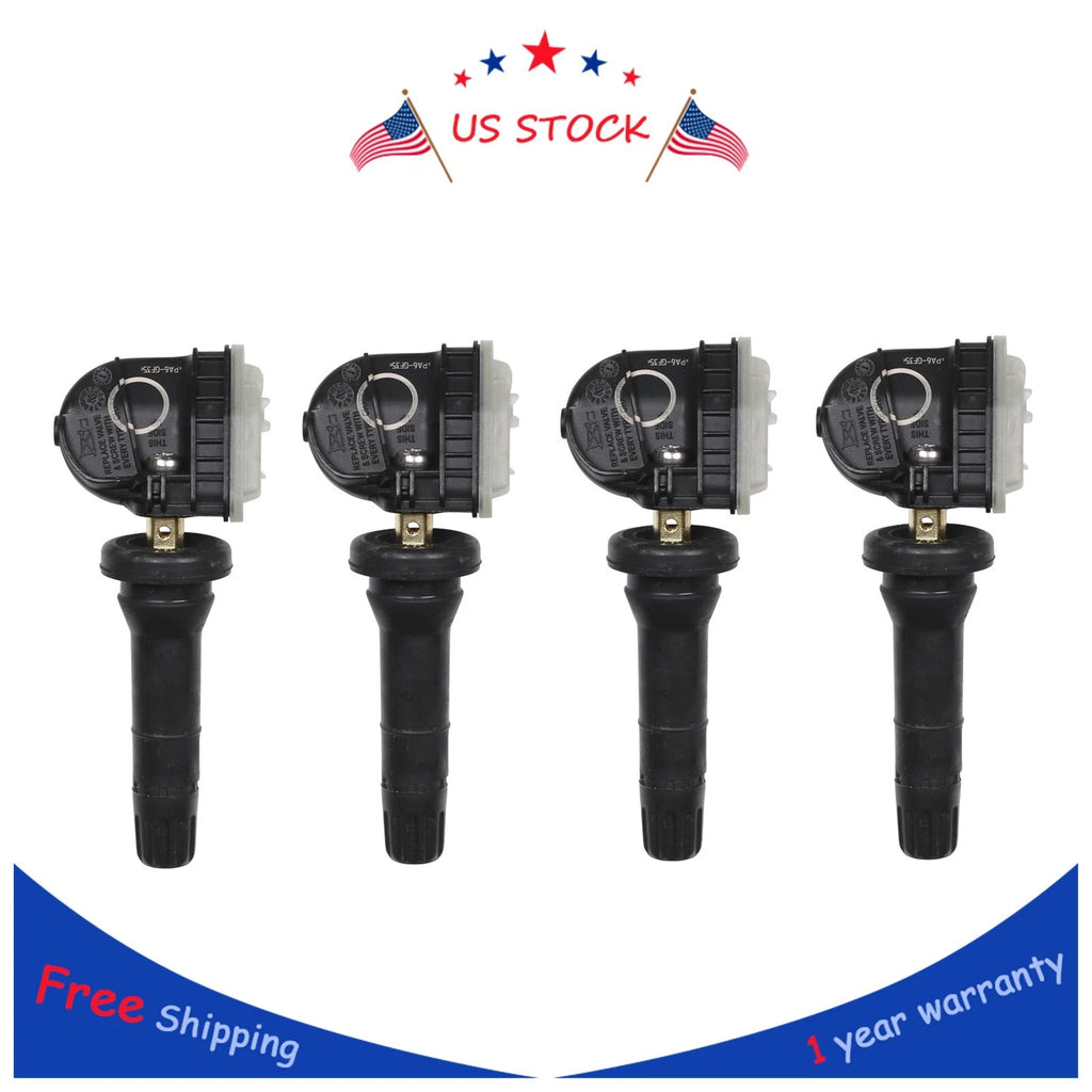 Set of 4 TPMS Tire Pressure Sensors for Ford F-150 Edge Mustang (2015–2019)