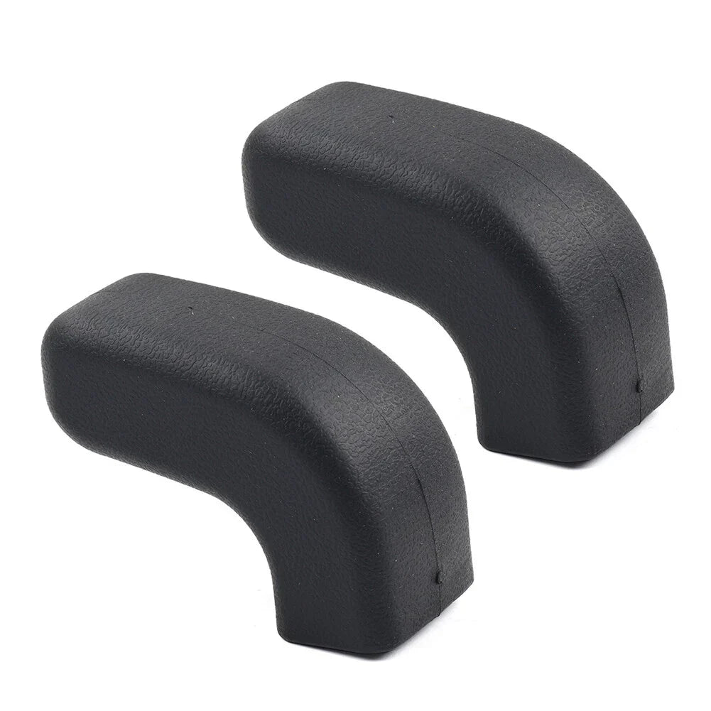 Black Front Bumper Tow Hook Cover for Jeep Wrangler JK JL JT (2007-2023)