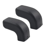 Black Front Bumper Tow Hook Cover for Jeep Wrangler JK JL JT (2007-2023)