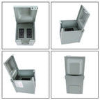 Rainproof Outdoor Electrical Outlet Box for Dual 20 AMP Receptacles