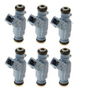 Set of 6 Bosch Fuel Injectors for Mercedes W203 R170 C32 SLK32 AMG (2001–2004)
