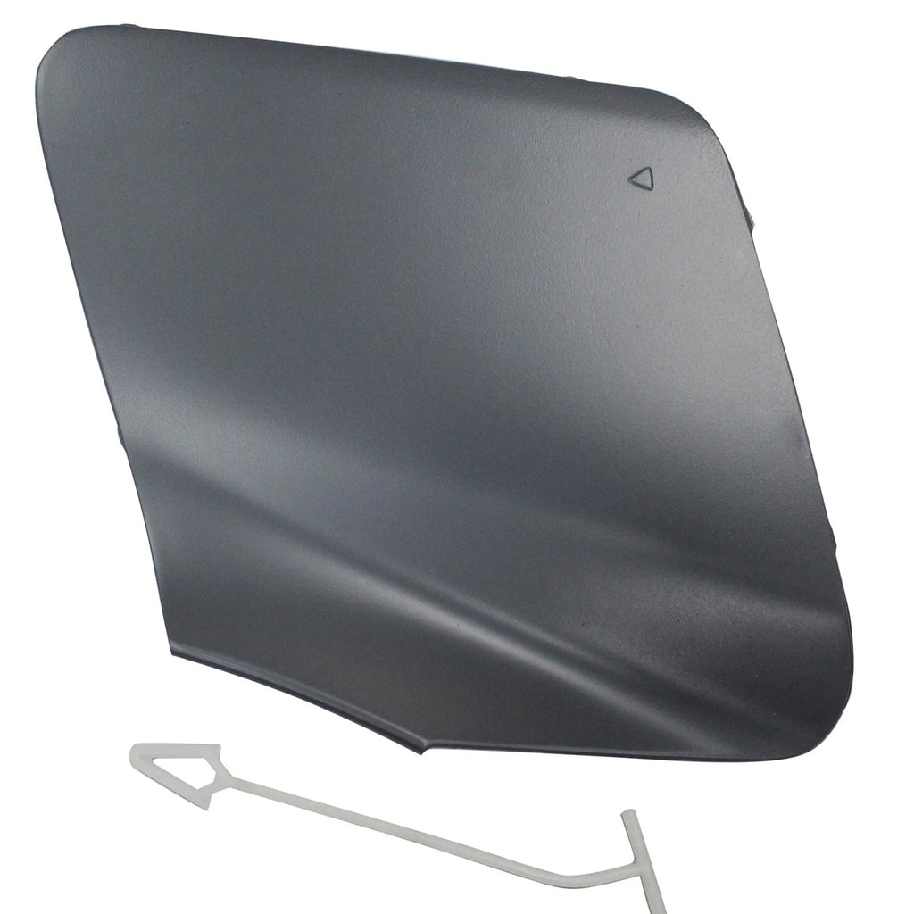 Replacement Gray Primed ABS Front Tow Hook Cover for Mercedes CLS400 (2015–2017)