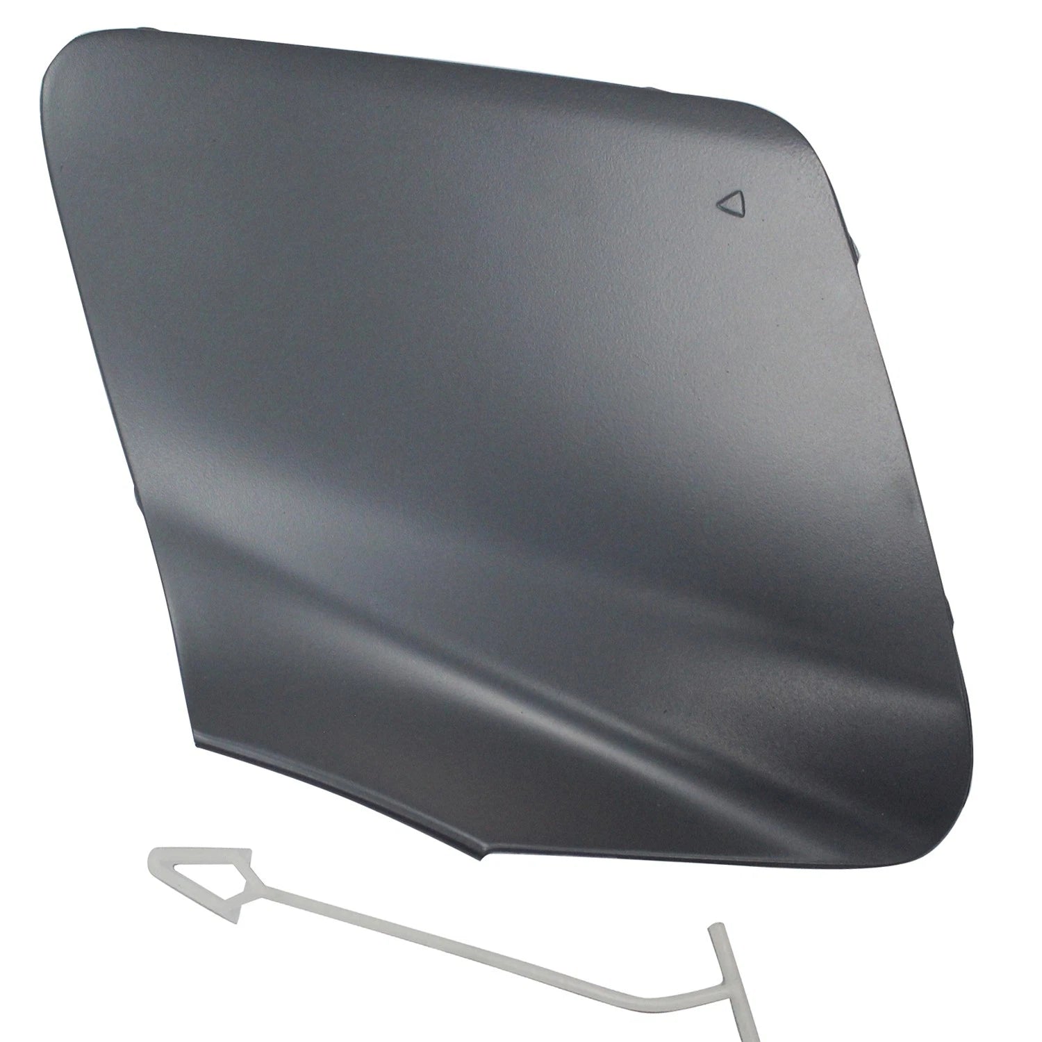 Replacement Gray Primed ABS Front Tow Hook Cover for Mercedes CLS400 (2015–2017)