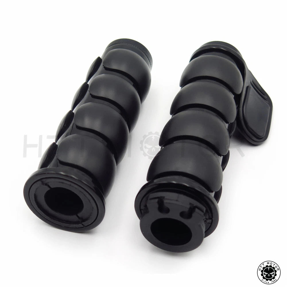 Black Hand Grips 7/8" Throttle Boss for Yamaha FZR YZF 600 600R R1 R6 (1990–2005)
