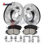 Front Drilled Brake Rotors & Pads Kit for Subaru Forester Legacy Outback (2000–2023)