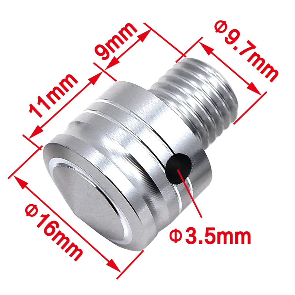 CNC 10mm Rearview Mirror Adapter Screw Plug for Kawasaki Suzuki
