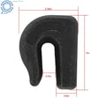 Set of 8 Weld On Grab Hooks for Heavy Duty Chain (6600lbs, G70)