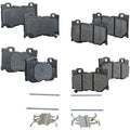 Set of 4 NAO Brake Pads for Infiniti G37 (2008–2013)