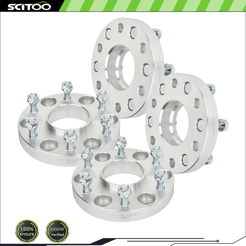 Set of 4 Wheel Spacers 6x5.5 1" 12x1.25 for Infiniti QX56, Nissan Armada, Titan