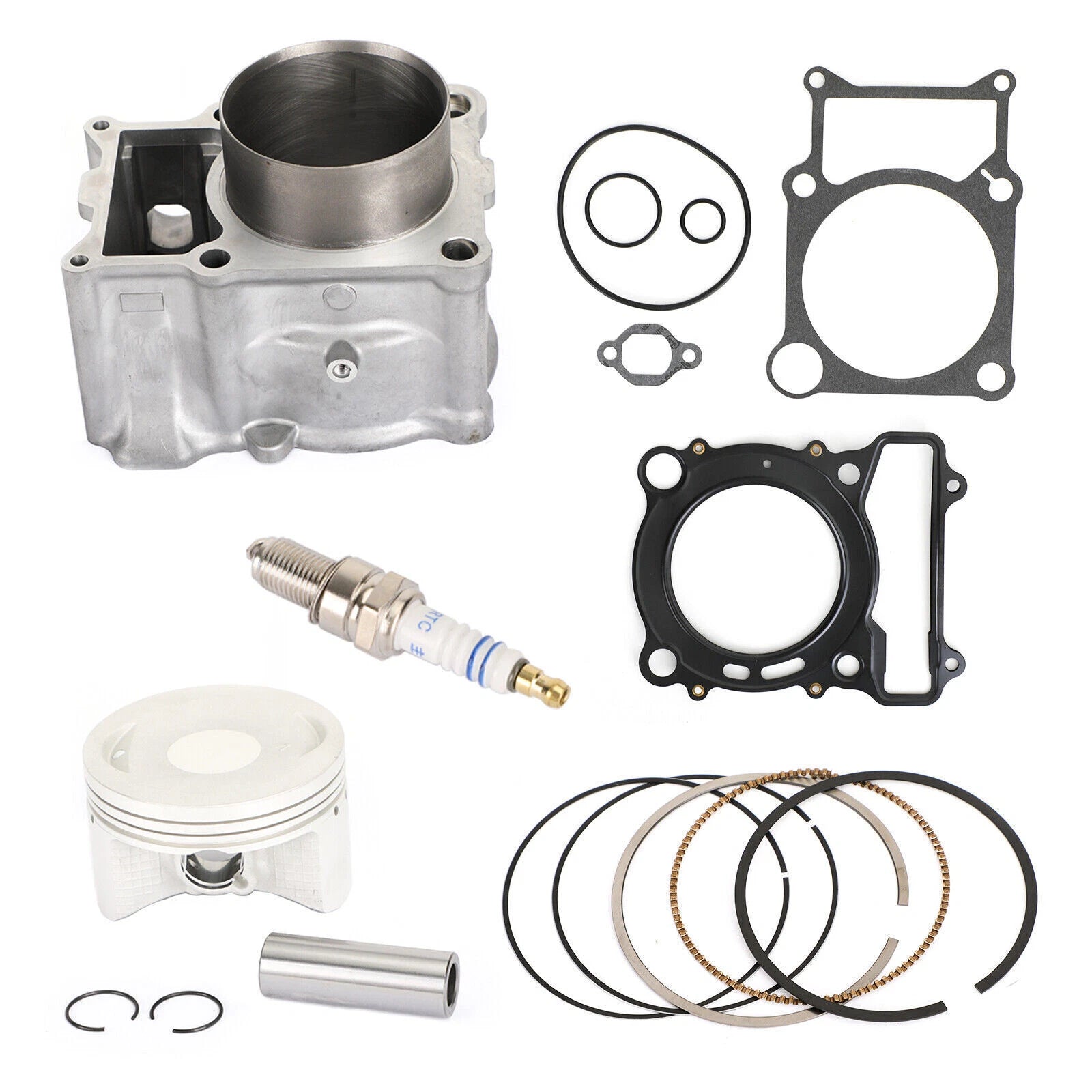 Cylinder Jug w/Piston & Top End Kit 84.5mm for Yamaha Kodiak Grizzly 400 (2000–2008)