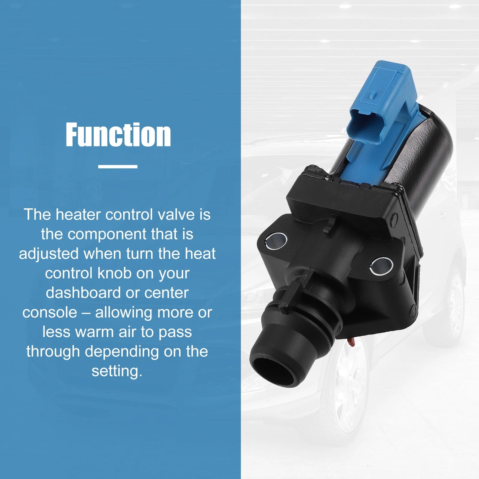 Radiator Water Valve for Ford Escape (2013) BM5Z8C605C Plastic Metal