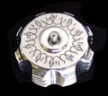 Billet Gas Cap Black Flames for Yamaha YFZ450 (2004–2013)