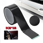 3CM x 10FT Carbon Anti Scratch Sill Scuff Cover Strip Protector