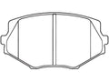 Set of 4 Front Brake Pads for Mazda Miata (1994–1997, 1999–2005) BM658TF